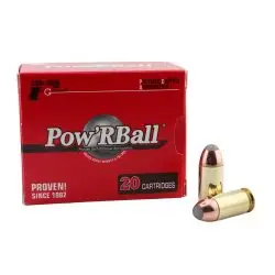 45 Auto +P 165gr Pow'RBall defensive ammunition