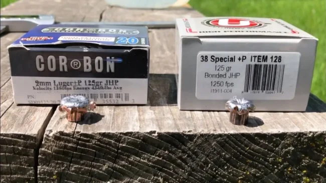 CorBon 125gr 9mm +P vs Underwood 125gr .38 Special +P — Short-Barrier Gel Test (Taurus GX4 & Ruger LCR)