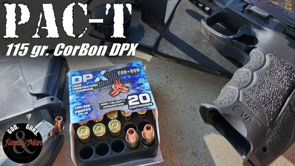 PAC-T Test — 9mm CorBon DPX 115-gr in HK VP9 | Precision, Velocity & Gel Results