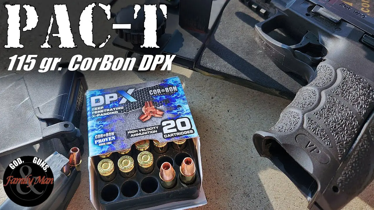 PAC-T Test — 9mm CorBon DPX 115-gr in HK VP9 | Precision, Velocity & Gel Results