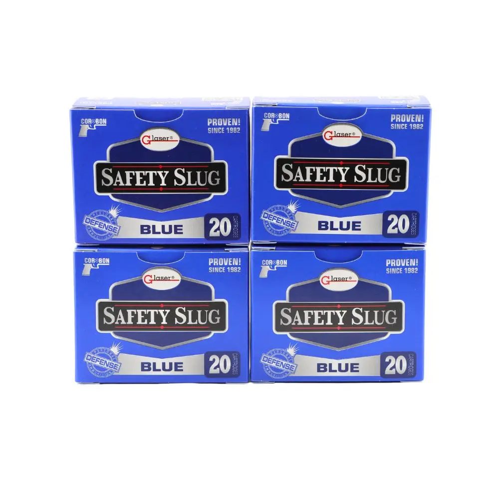 9mm Luger 80gr Safety Slug Bundle - 4 Boxes Grid 9mm Luger 80gr Safety Slug Bundle - 4 Boxes Grid