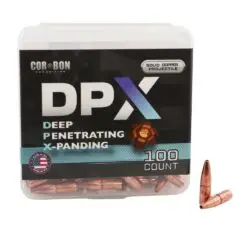 223 62gr DPX Projectile Box + 2 Rounds