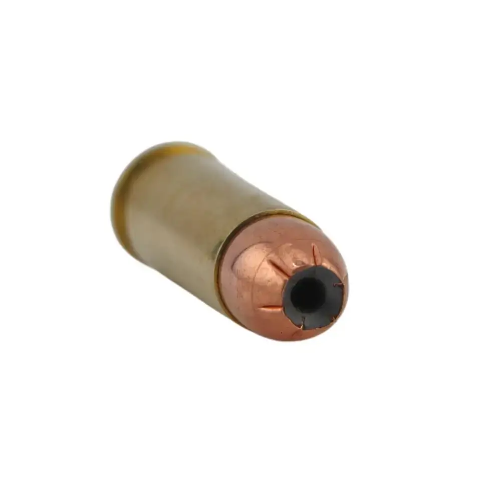 Copper soldering tip with a black insulated central bore.